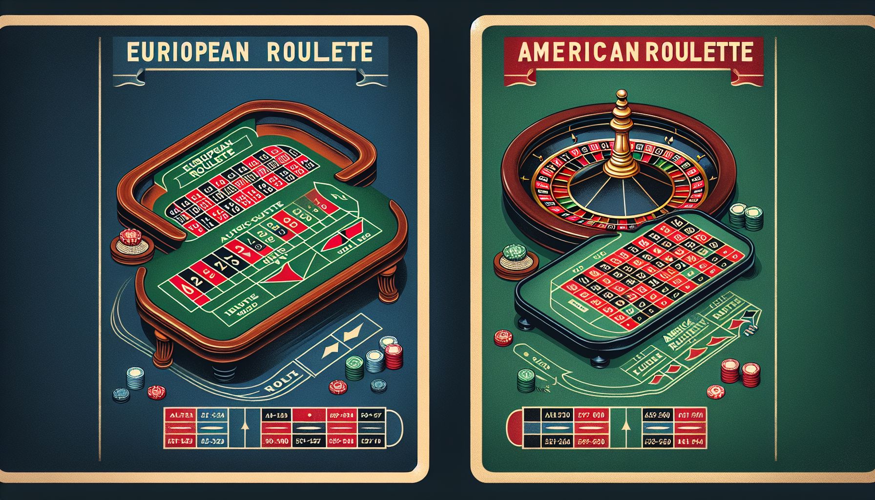 Perbedaan Utama antara Roulette Eropa dan Amerika